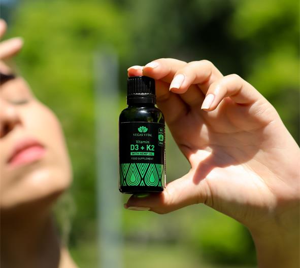 Vitamin D3 + K2 – Ossos, Imunidade e Equilíbrio (30ml)