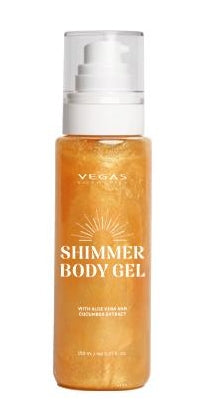 Gel Corporal Cintilante (Bronzeador de produtos naturais)