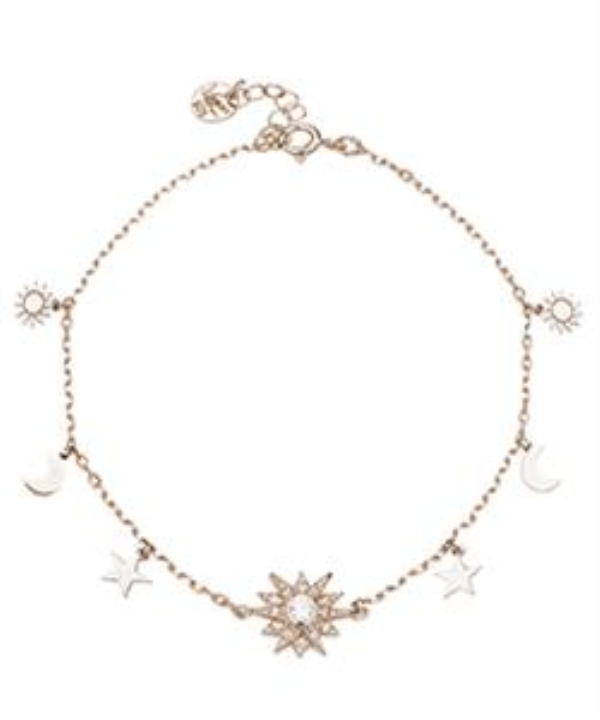 Pulseira Celestial Star – Prata 925 com Zircónias e Banho de Ouro Rosa