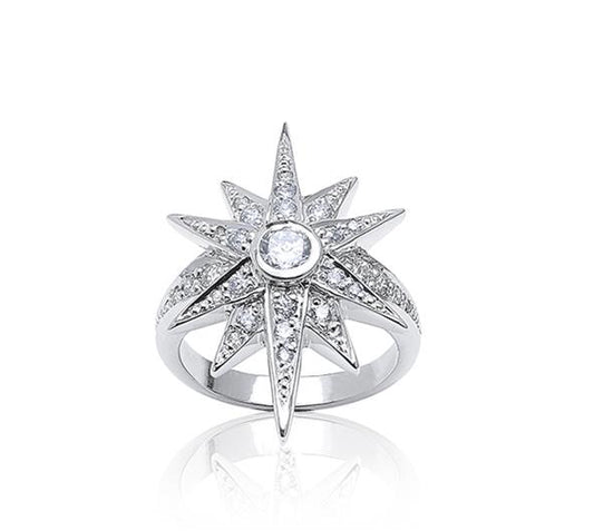 Anel Star Majestic – Prata 925 com Zircónias Cravadas