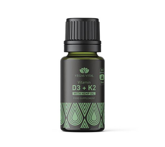 Vitamin D3 + K2 – Ossos, Imunidade e Equilíbrio (30ml)