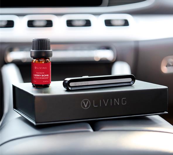 Conjunto Difusor Automóvel VLiving — Difusor + Sticks + Óleo de Fragrância