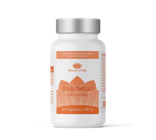 Q10 & Omega 3 – Coenzima Q10 + Ácidos Gordos Essenciais