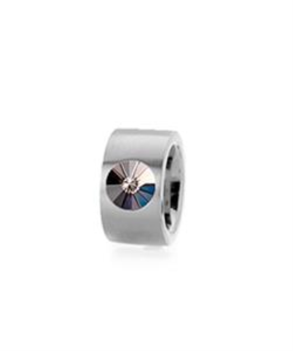 Anel Aço Inox — Cristal Swarovski 10mm (Modelo 2370)