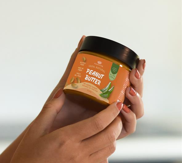 Manteiga de Amendoim 100% Natural – Rica em Fibra e Proteína