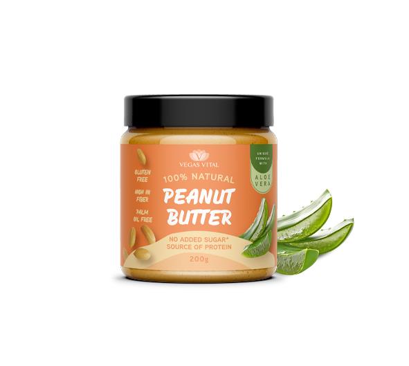 Manteiga de Amendoim 100% Natural – Rica em Fibra e Proteína