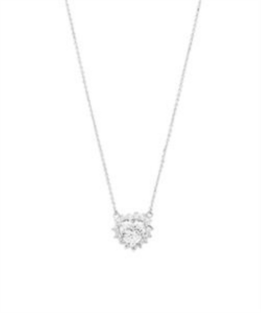 Colar Star Heart – Coração em Prata Esterlina 925 com Zircónias