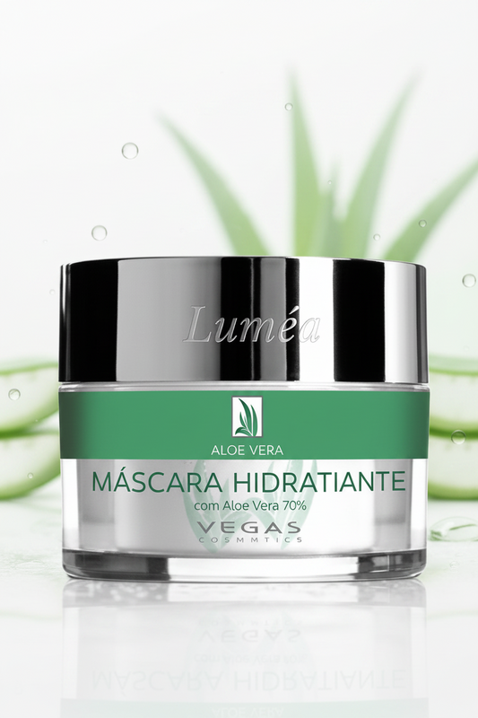 Máscara Hidratante Aloe Vera – Revitalização e Hidratação Intensiva