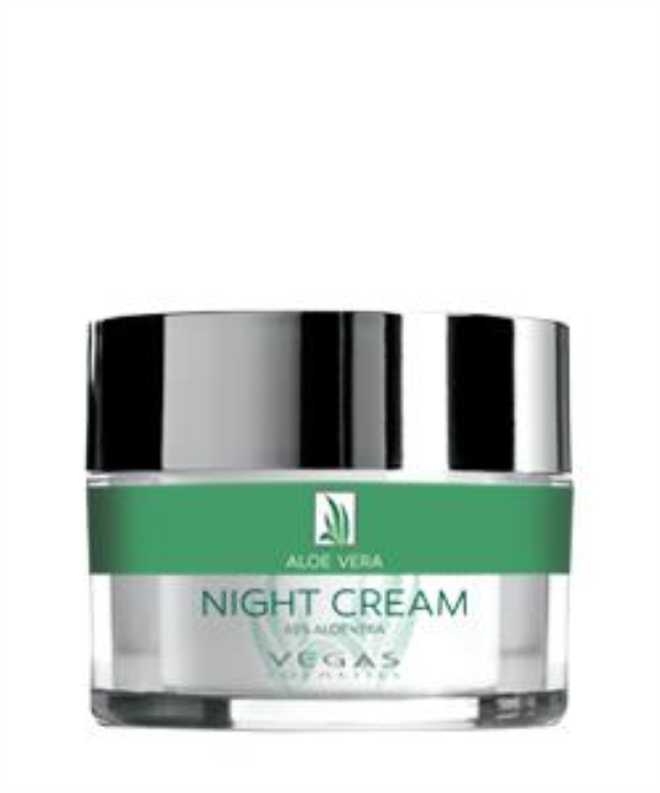 Creme de Noite Aloe Vera 🌙 Regeneração & Nutrição