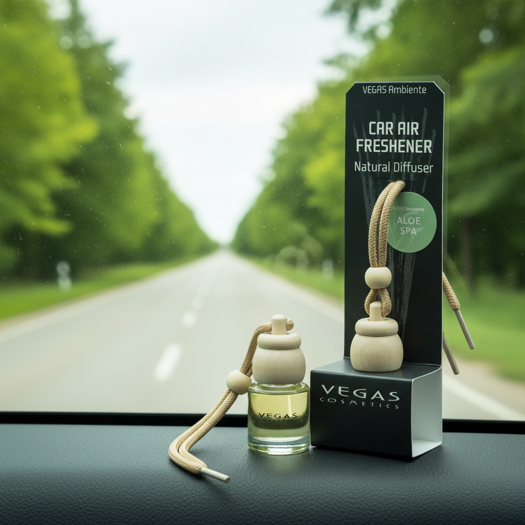 Ambientador Auto VLiving – Difusor Natural com Tampa em Madeira (7ml)