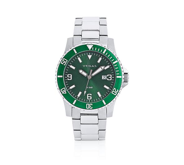 Relógio de Pulso Masculino — Aço Inoxidável com Movimento Quartz