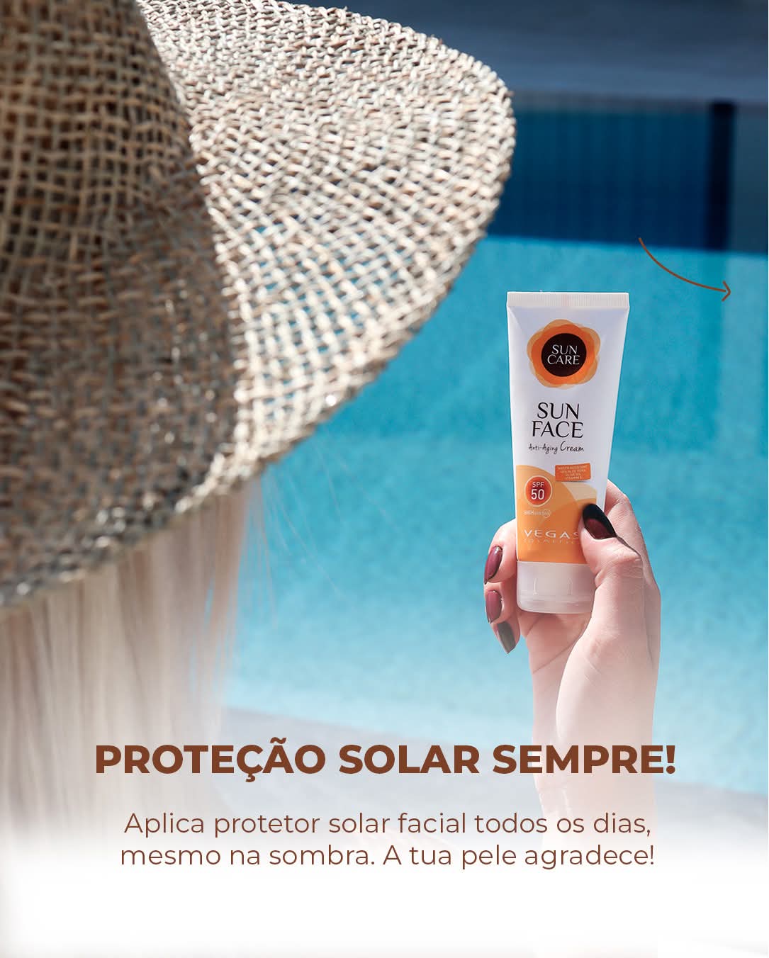 Creme Solar Facial Aloe Vera | SPF 50